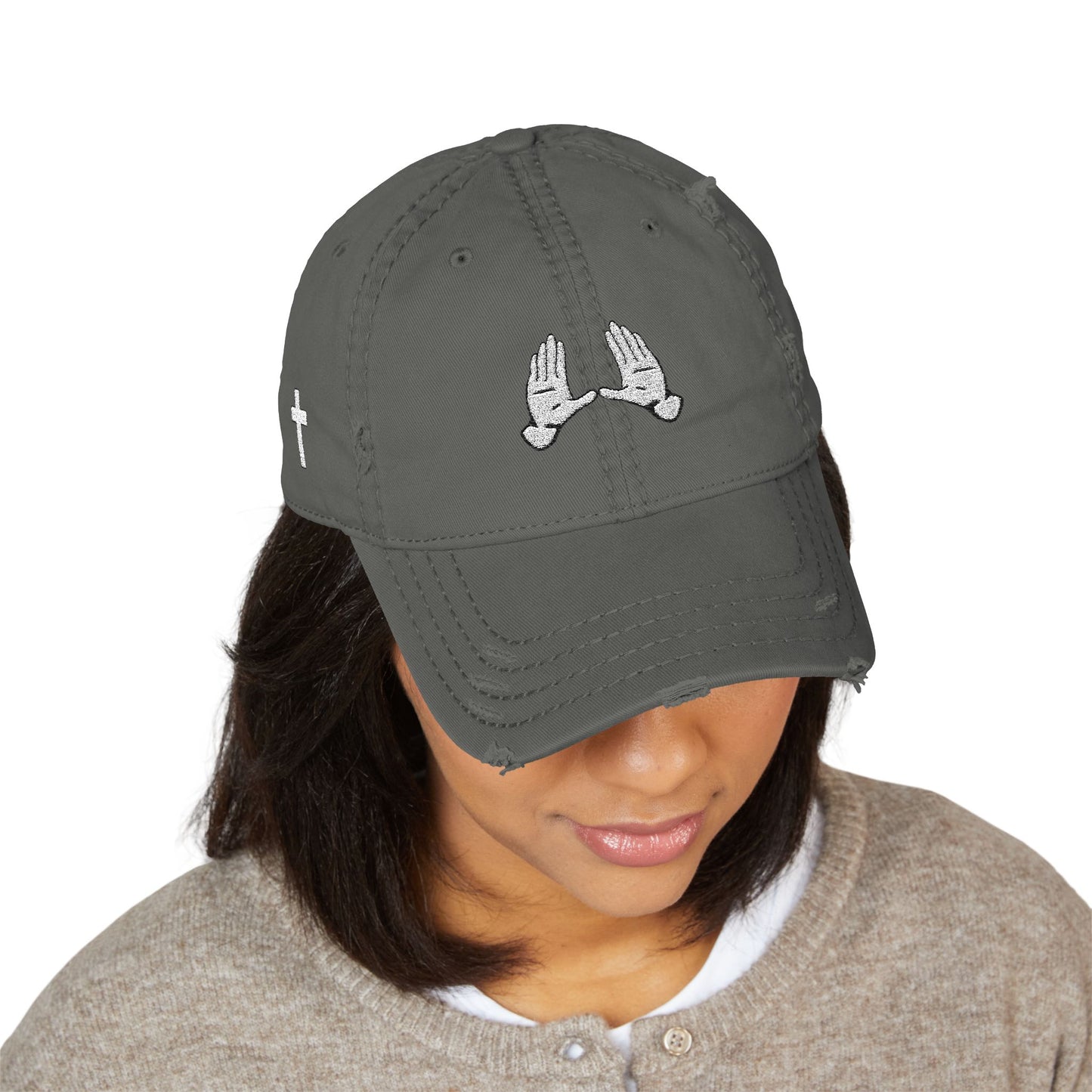 The Palms Distressed Dad Hat